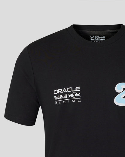 Oracle Red Bull Racing Unisex Yuki Tsunoda Wave Graphic T-Shirt - Caviar