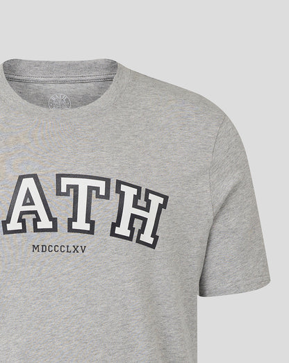 Bath Rugby Unisex Varsity Tee - Heather Grey