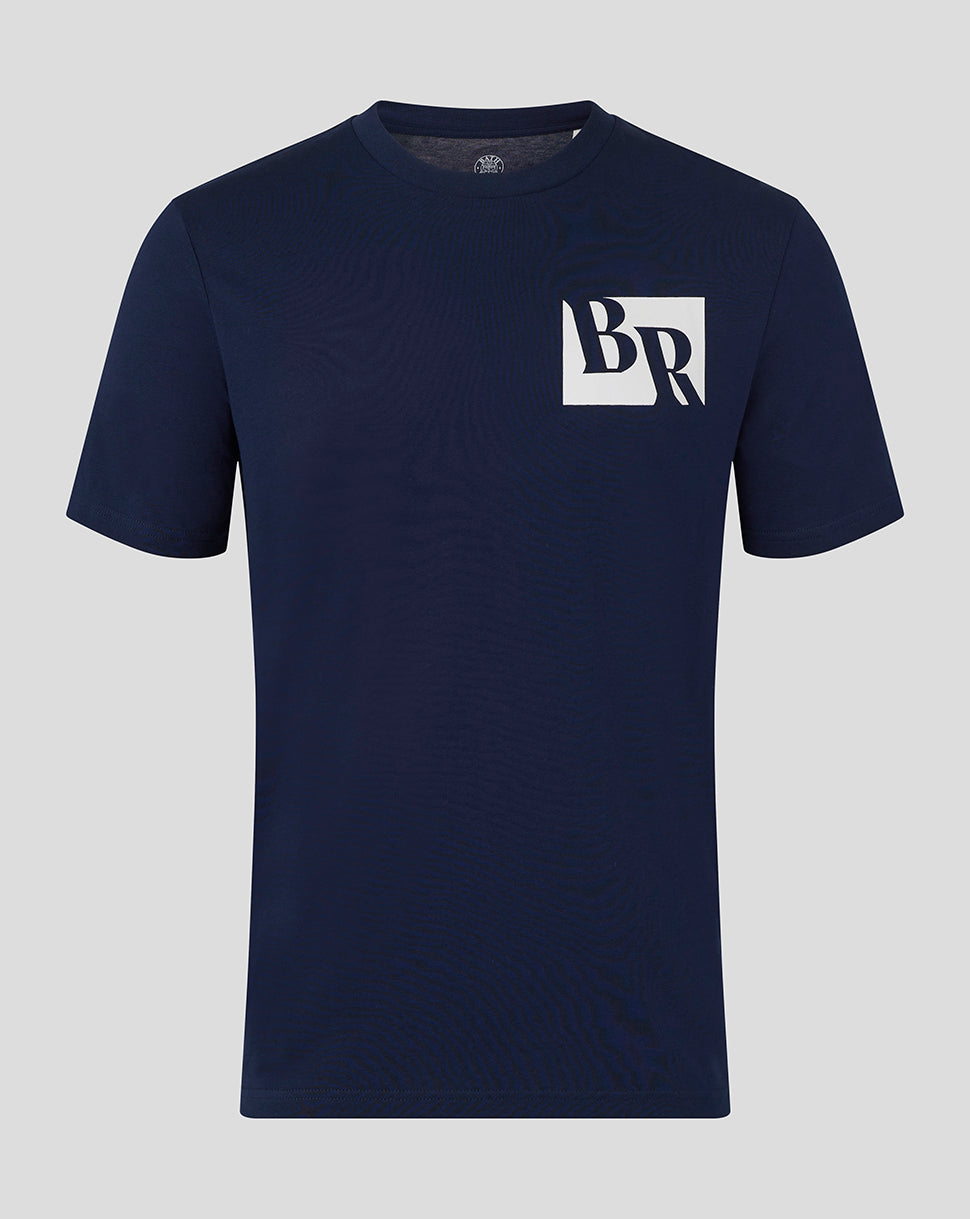Bath Rugby Unisex Logo Rugby Tee - French Navy