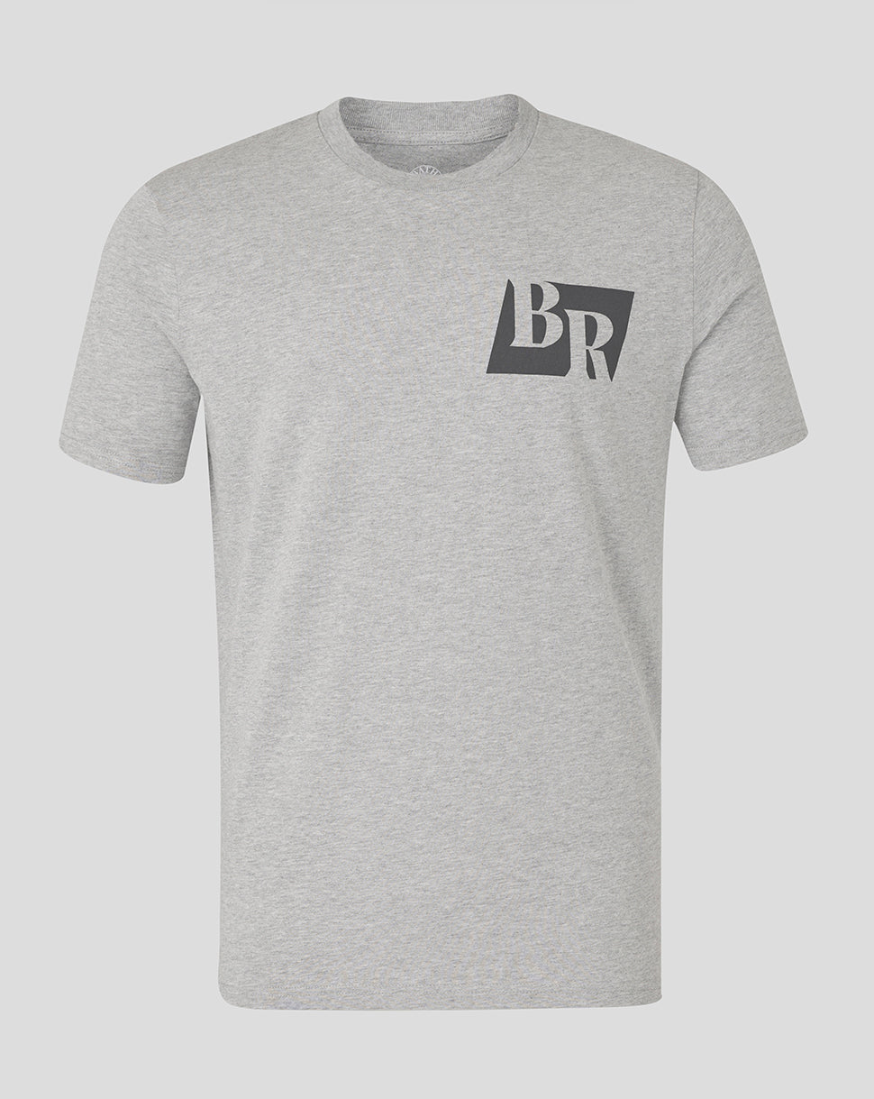 Bath Rugby Unisex Logo Rugby Tee - Heather Grey - Heather Grey