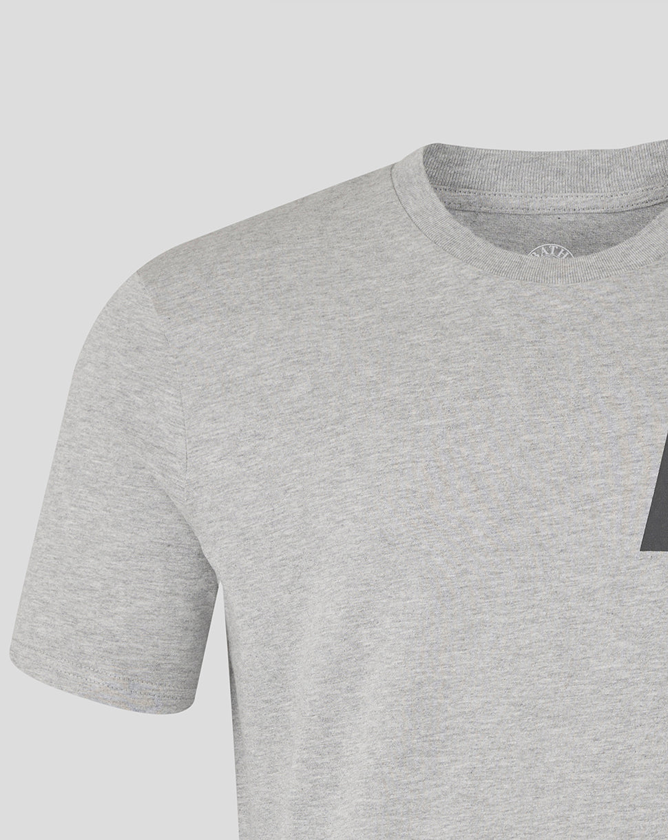 Bath Rugby Unisex Logo Rugby Tee - Heather Grey