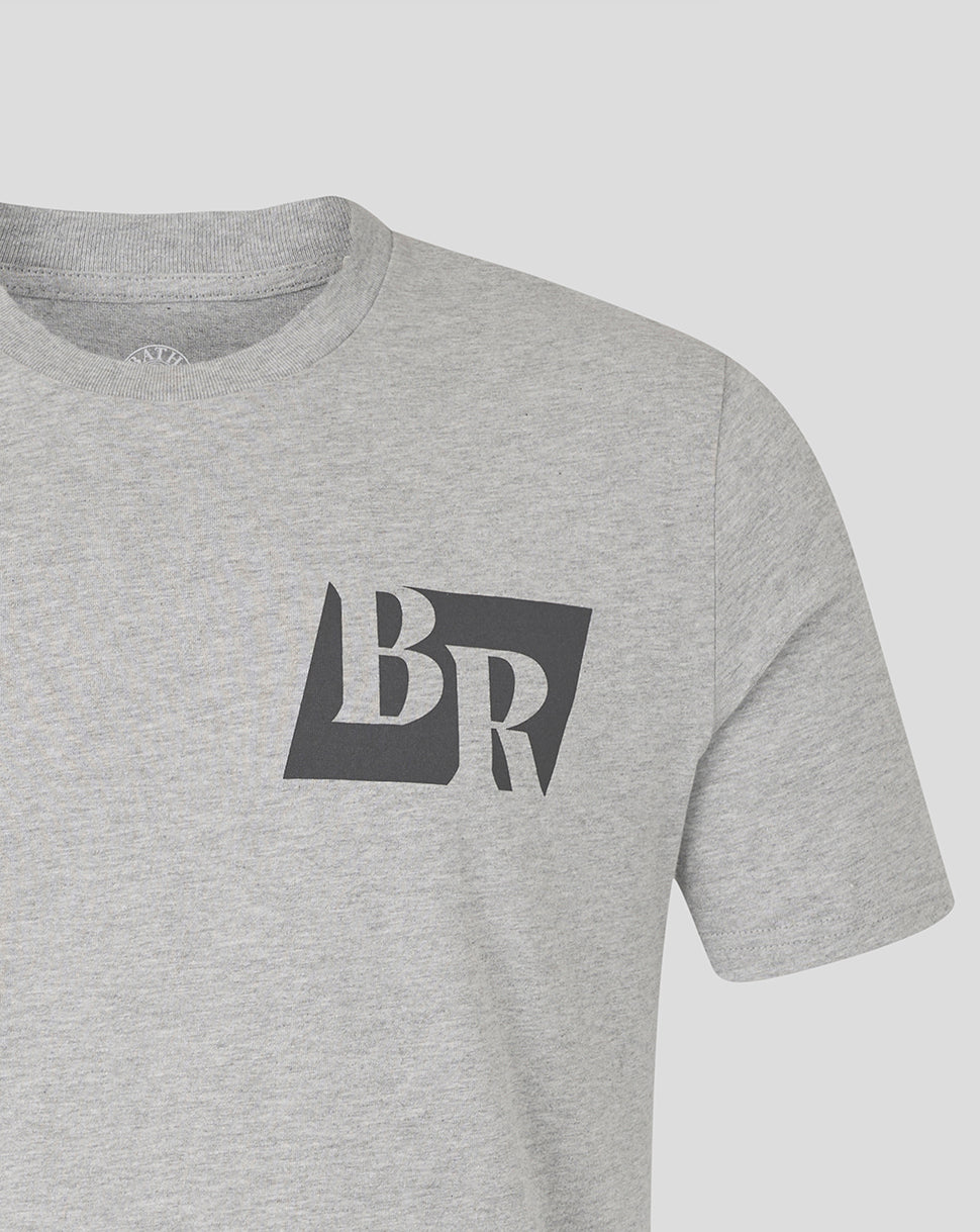 Bath Rugby Unisex Logo Rugby Tee - Heather Grey - Heather Grey