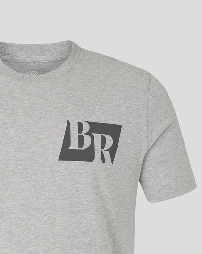 Bath Rugby Unisex Logo Rugby Tee - Heather Grey