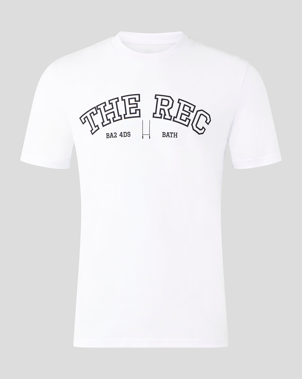 Bath Rugby Unisex The Rec T-Shirt – Weiss - Weiss