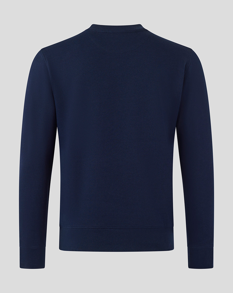 Bath Rugby Unisex Van Graan Crew Sweatshirt - French Navy - French Navy