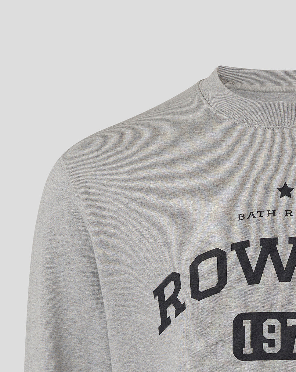 Bath Rugby Unisex Rowell Crew Sweatshirt - Heather Grey