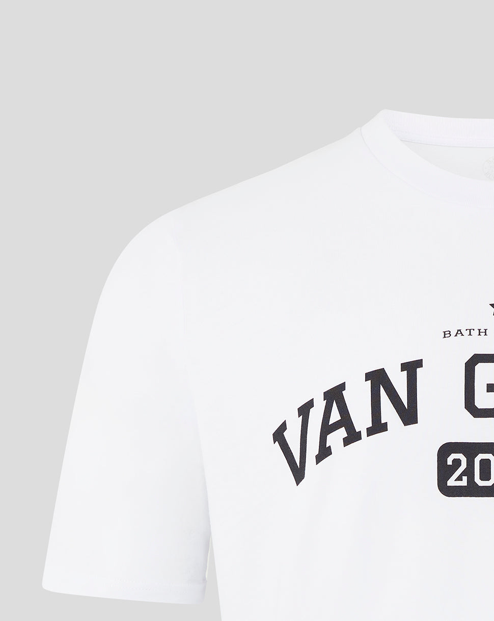 Bath Rugby Unisex Van Graan Tee - White