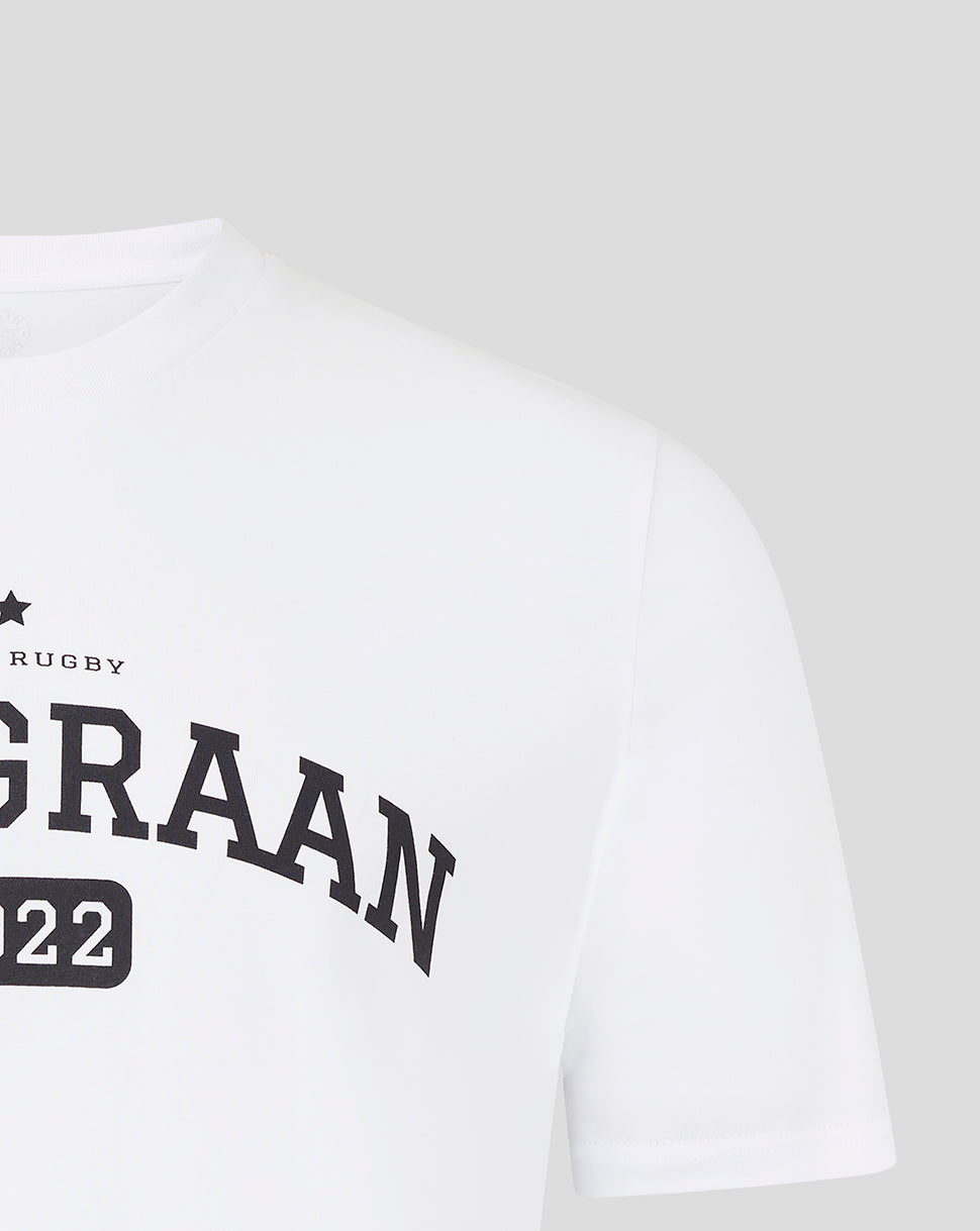 Bath Rugby Unisex Van Graan Tee - White