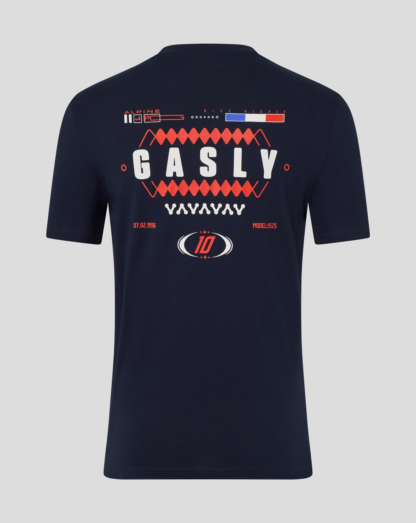 Alpine Unisex Core Driver Pierre Gasly Relaxed Fit T-Shirt – French Navy