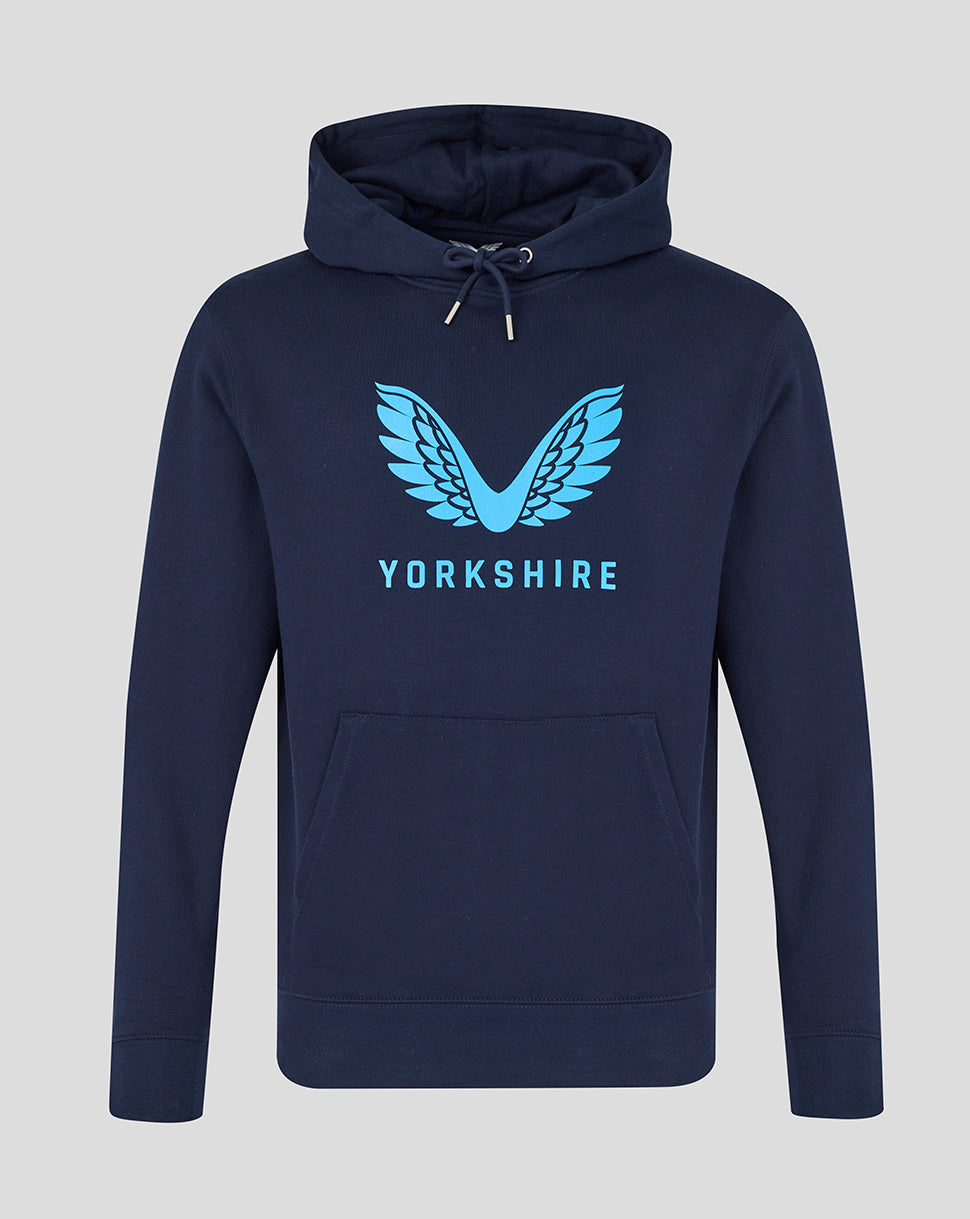 Yorkshire Cricket Unisex 26/27 Hoodie – Marineblauw - French Navy