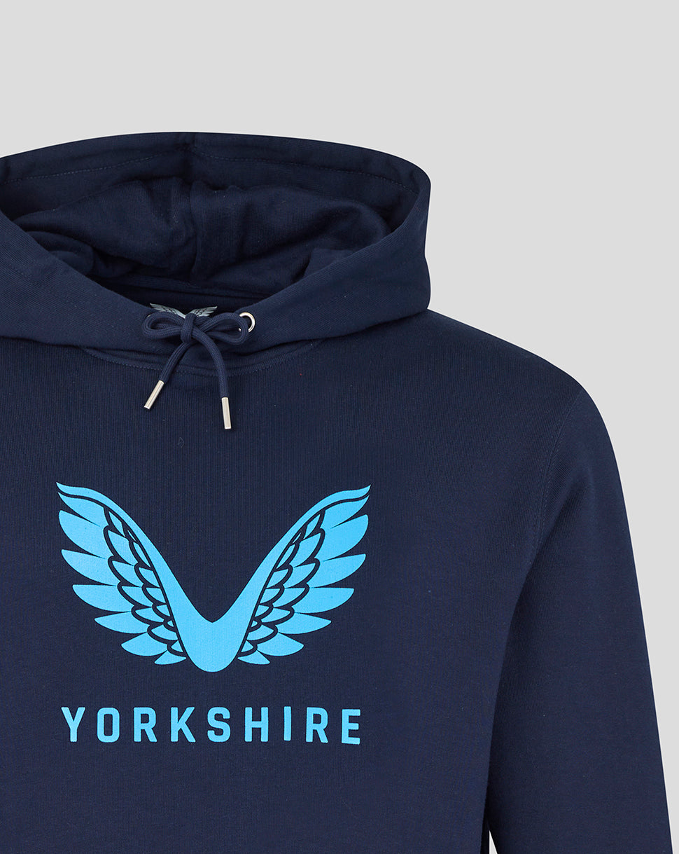 Yorkshire Cricket Unisex 26/27 Hoodie – Marineblauw - French Navy