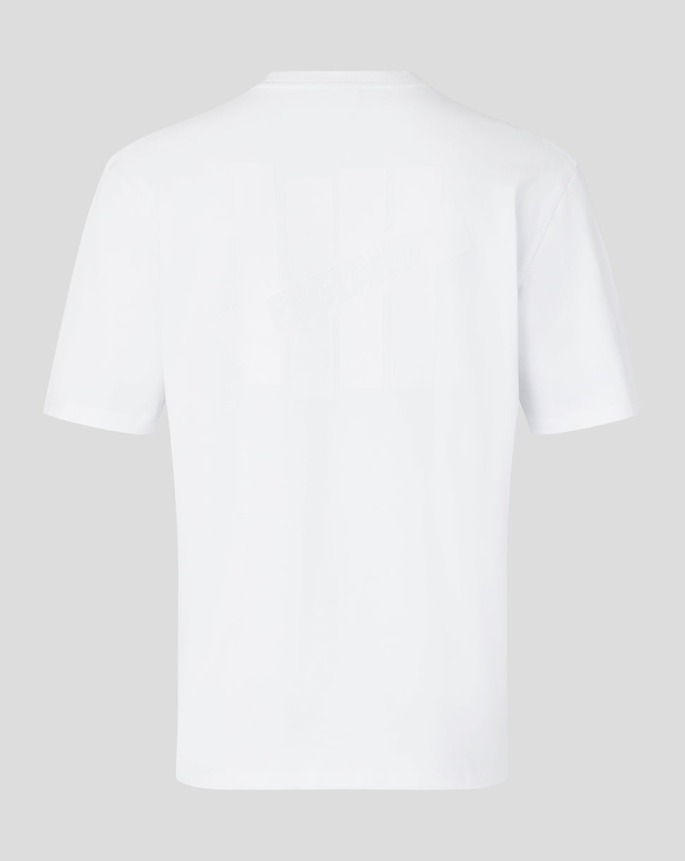 England Rugby x Undefeated x Castore Unisex T-Shirt – Weiss - Weiss