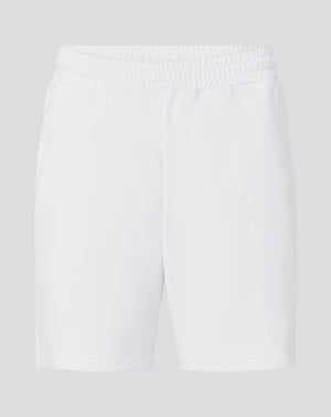 White shorts on a light gray background