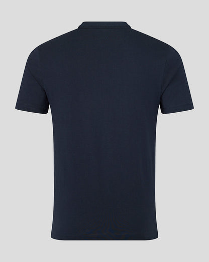 Leicester Tigers Unisex 25/26 Varsity Short Sleeve T-Shirt - Navy