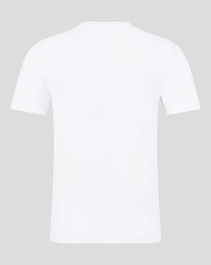 Leicester Tigers Unisex 25/26 Varsity Short Sleeve T-Shirt - White
