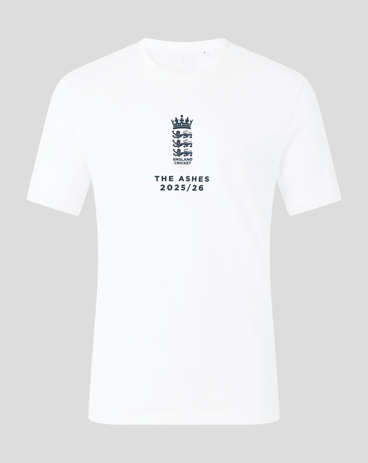 Camiseta England Cricket Unisex 25/26 Essentials Ashes – Blanco - Blanco