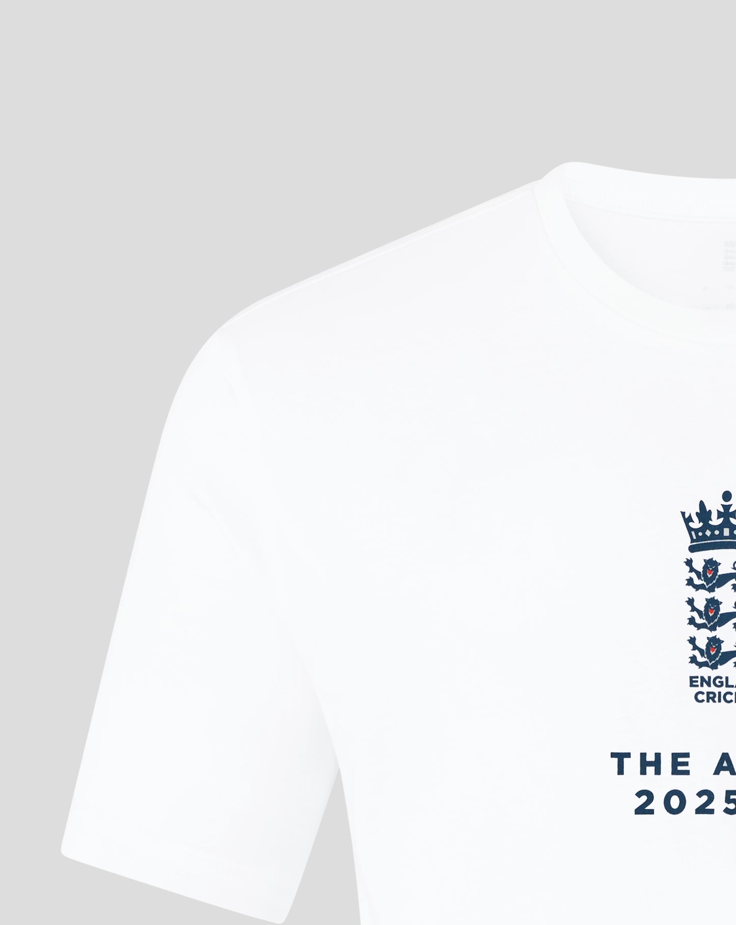 England Cricket Unisex 25/26 Essentials Ashes T-Shirt - White