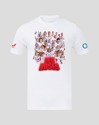 England Rugby Red Roses Unisex Winners T-Shirt