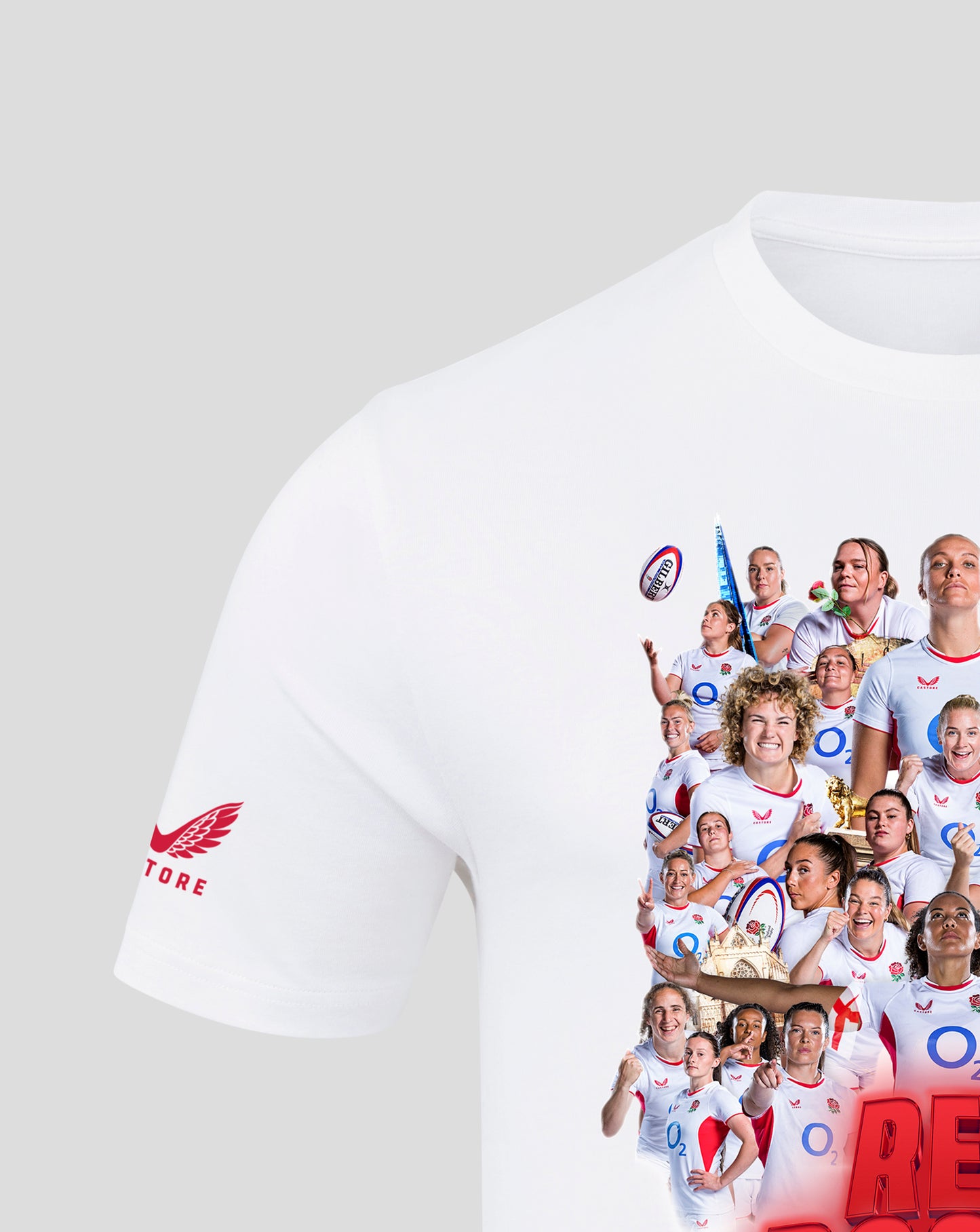 England Rugby Red Roses Unisex Winners T-Shirt