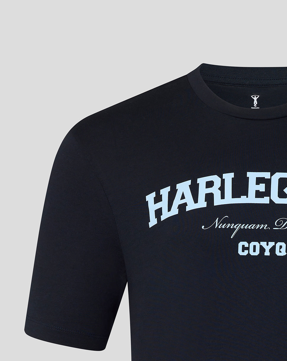 Harlequins Unisex 25/26 Varsity T-Shirt - Navy