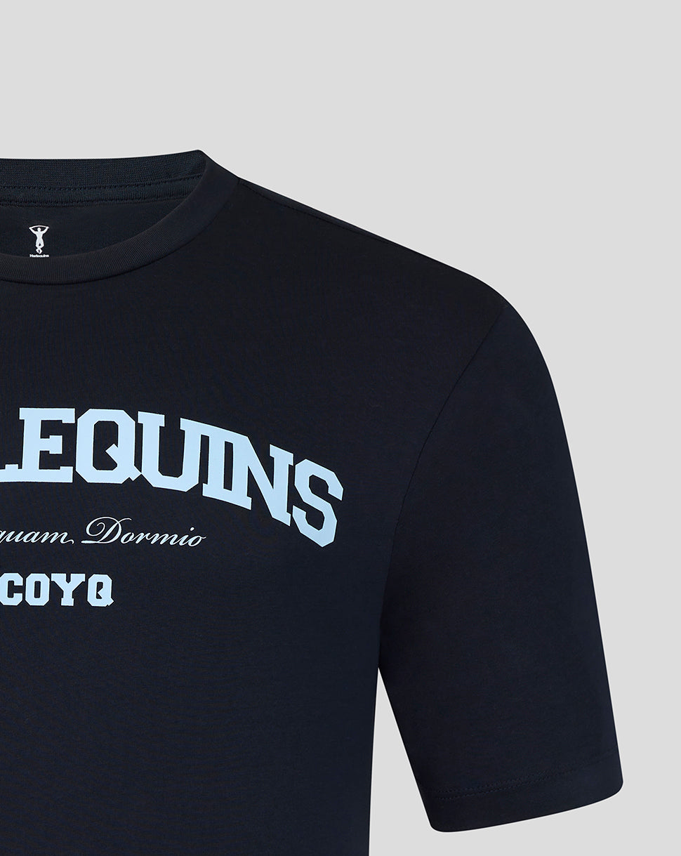 Harlequins Unisex 25/26 Varsity T-Shirt - Navy
