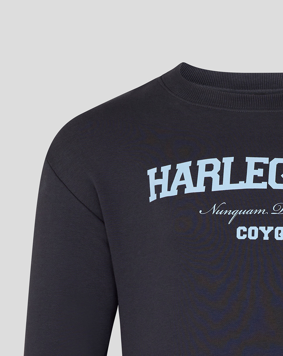Harlequins Unisex 25/26 Varsity Sweatshirt - Navy