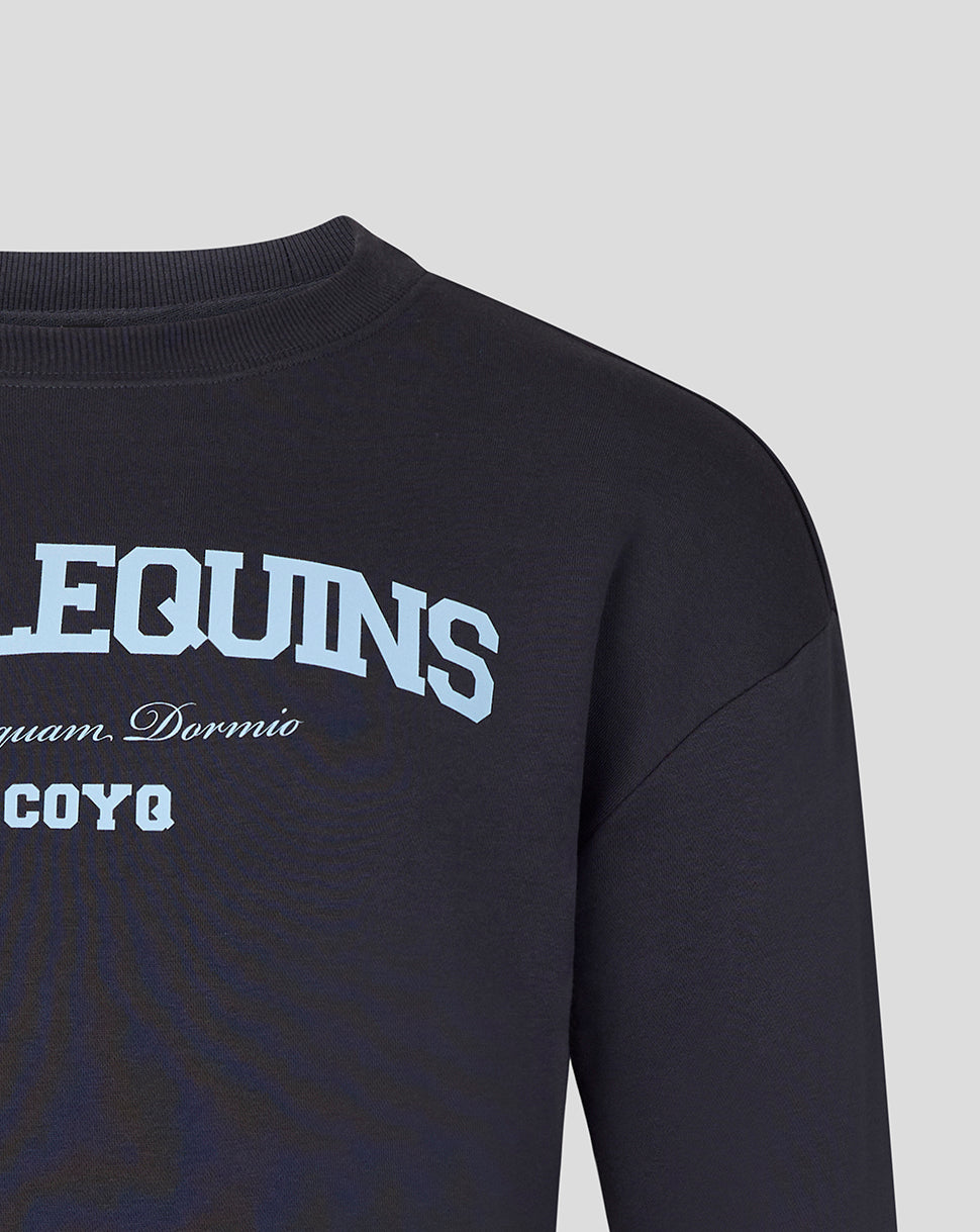 Harlequins Unisex 25/26 Varsity Sweatshirt - Navy