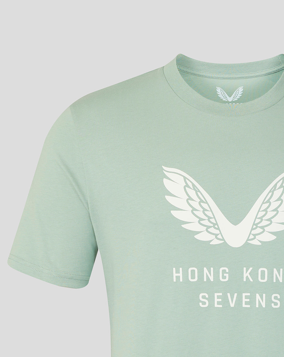 Hong Kong China Rugby Unisex 2026 Big Wings T-Shirt - Aloe