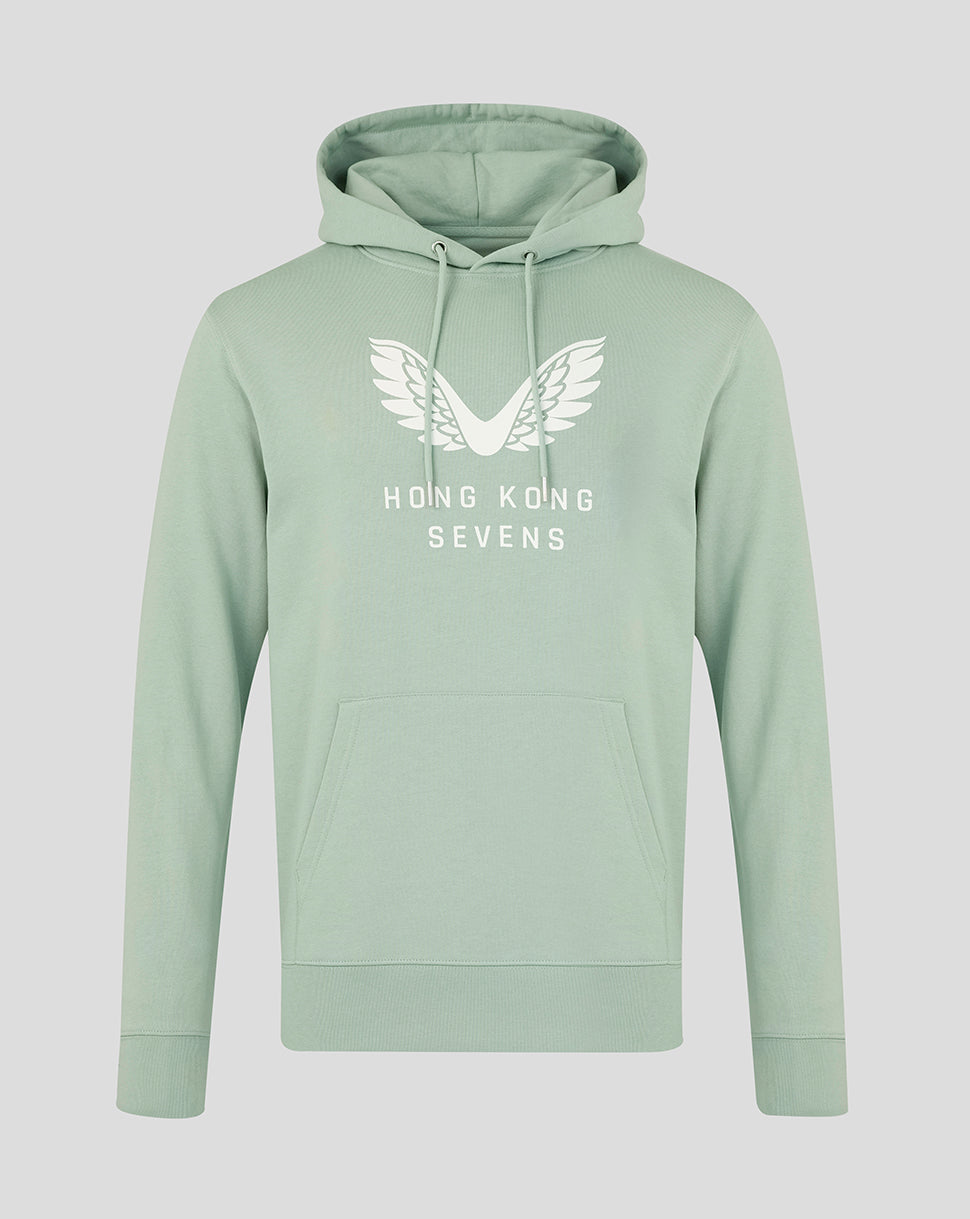 Hong Kong China Rugby Unisex 2026 HK7s Big Wings Hoodie - Aloe