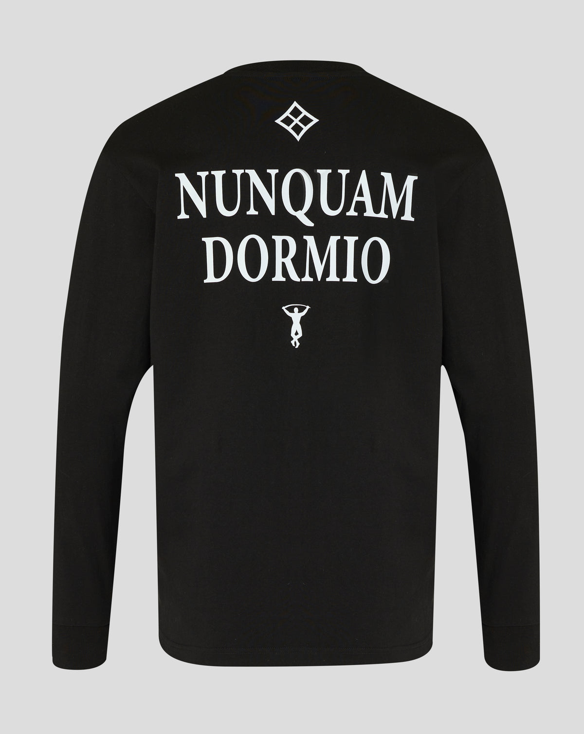 Harlequins Unisex 25/26 Nunquam Dormio Langarm-T-Shirt – Schwarz - Schwarz
