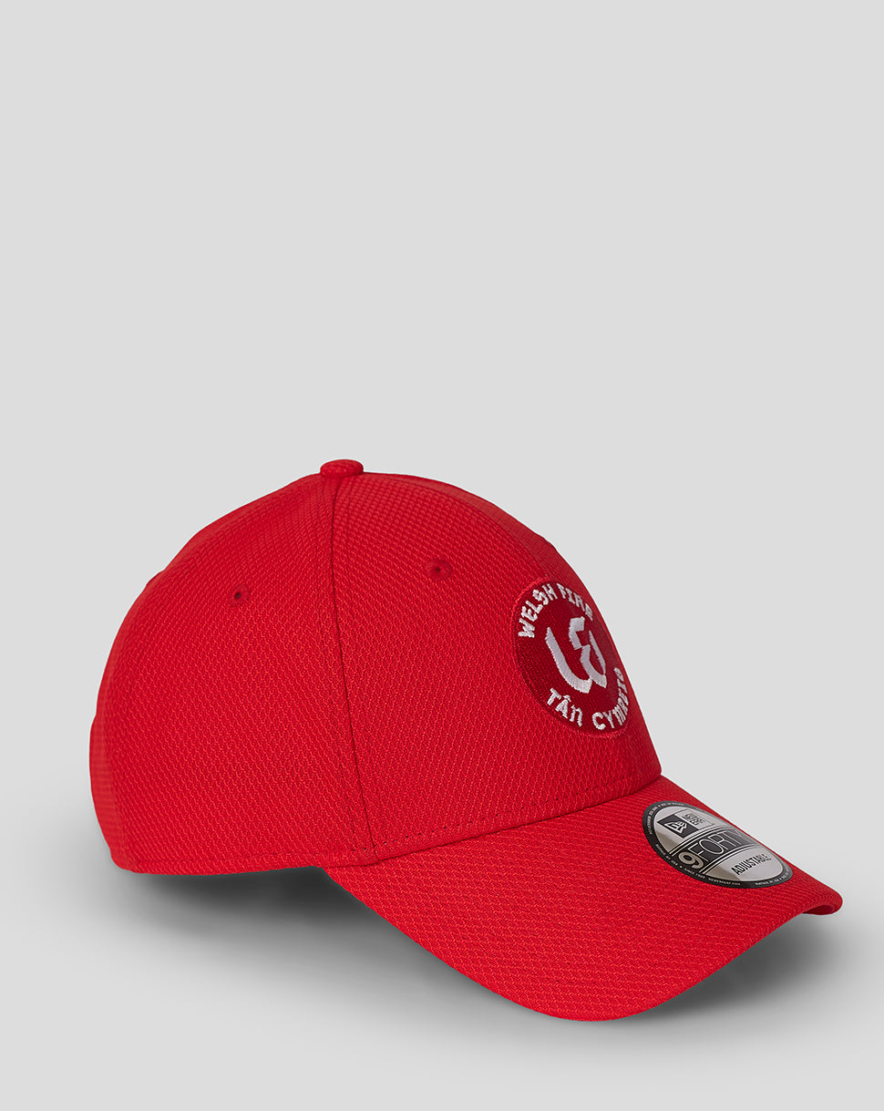 Welsh Fire New Era Unisex-Kappe „Diamond“ von 9Forty - Rot