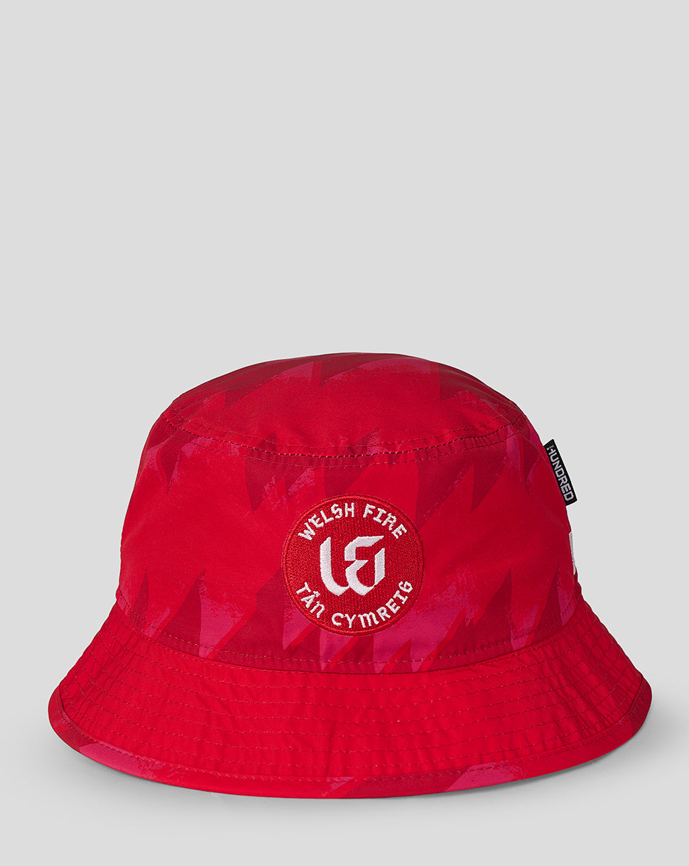 Welsh Fire New Era Unisex All Over Print Bucket Hat - Red