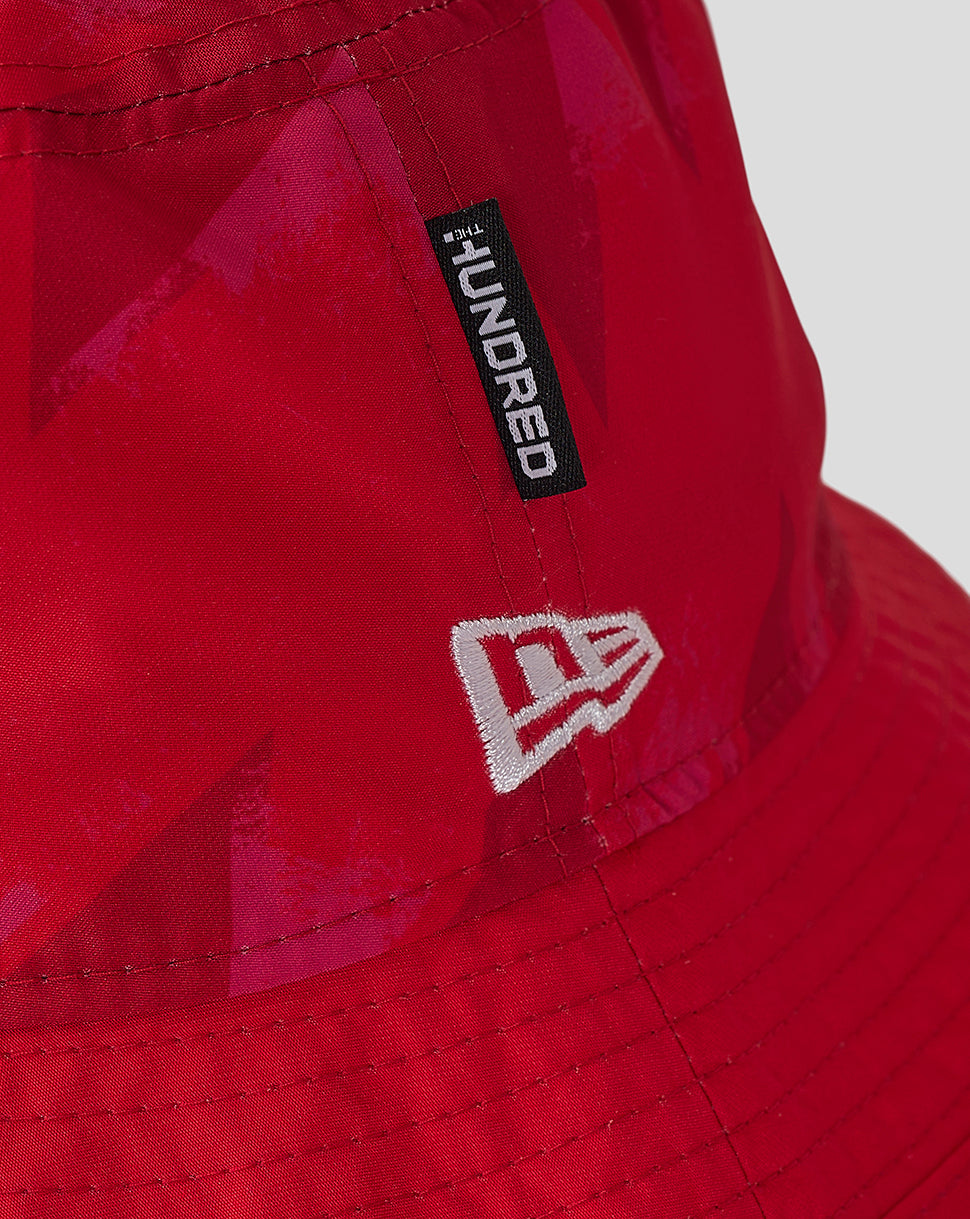 Welsh Fire New Era Unisex All Over Print Bucket Hat - Red