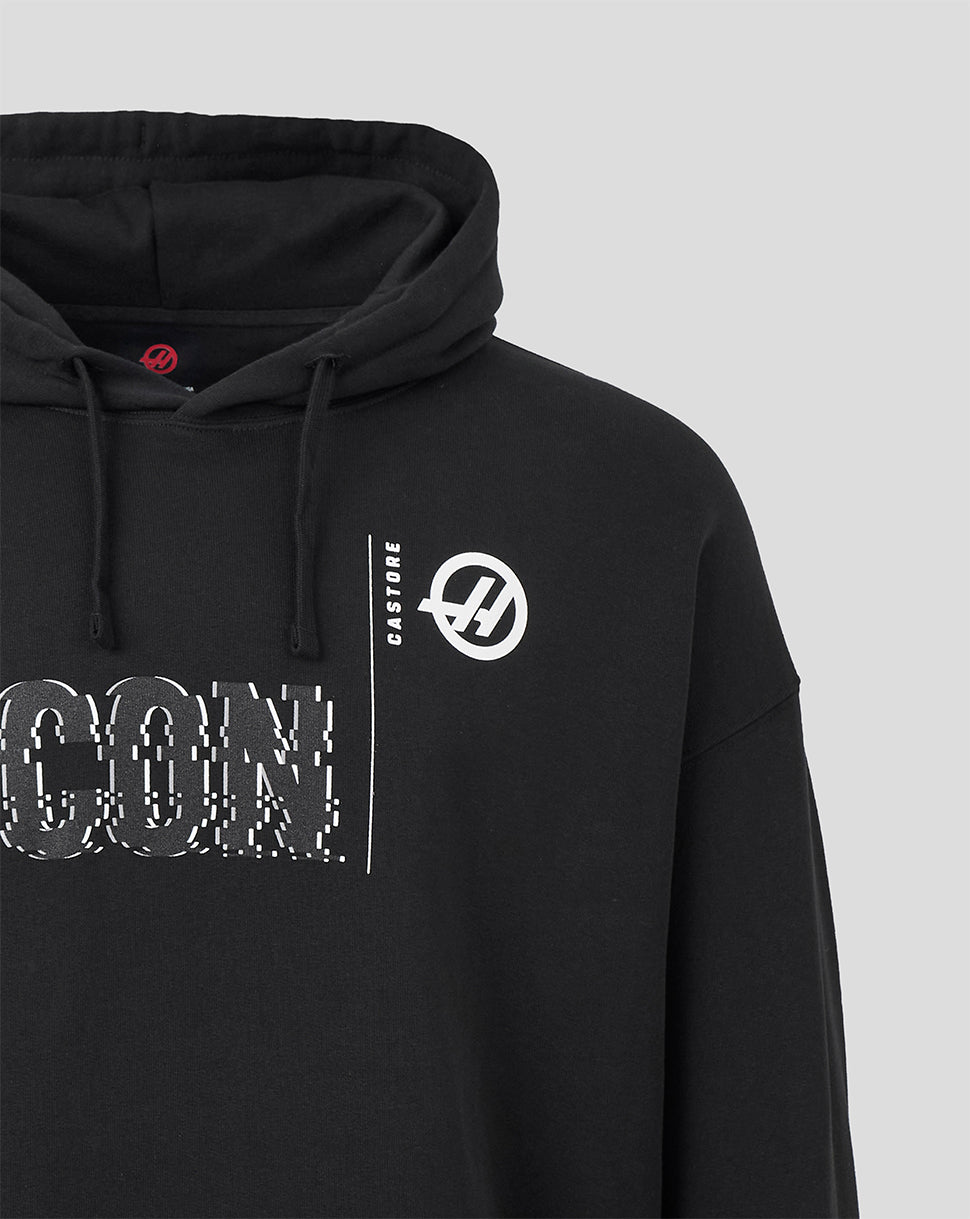 Official Haas Team Unisex Esteban Ocon Hoodie – Zwart - Zwart
