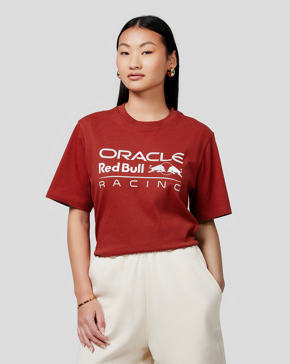 Oracle Red Bull Racing Unisex Large Front Mono Logo Tee - Winery - Winery