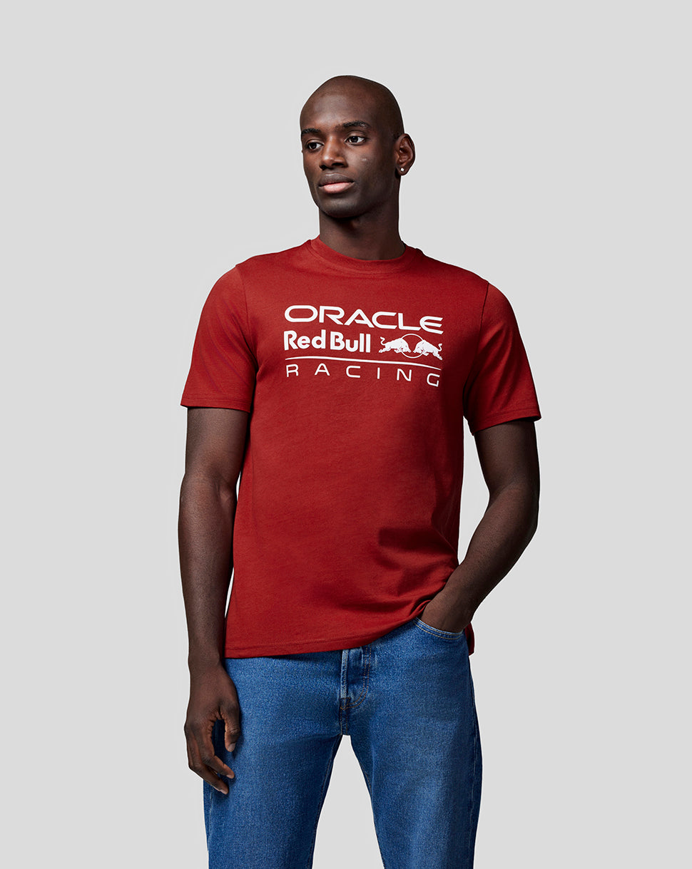 Oracle Red Bull Racing Unisex Large Front Mono Logo Tee - Winery - Winery
