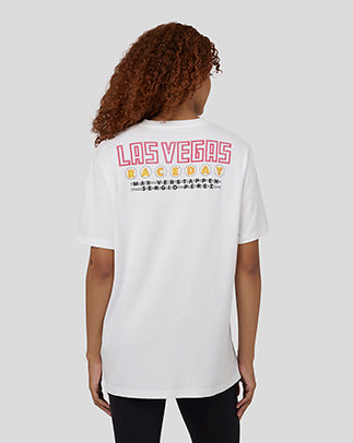 Oracle Red Bull Racing Unisex Kurzarm-T-Shirt Las Vegas – Weiss - Weiss