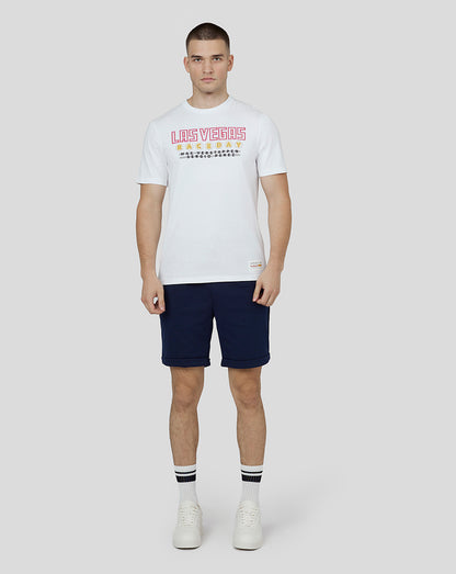 Oracle Red Bull Racing Unisex Short Sleeve T-Shirt Las Vegas - White