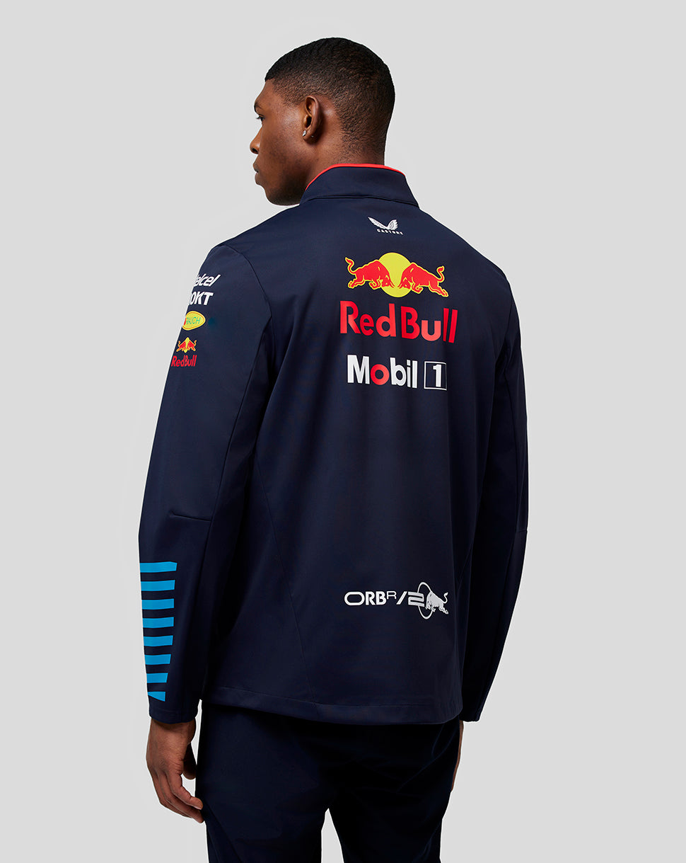 Oracle Red Bull Racing Unisex Official Teamline Soft Shell Jacket - Night Sky - Night Sky