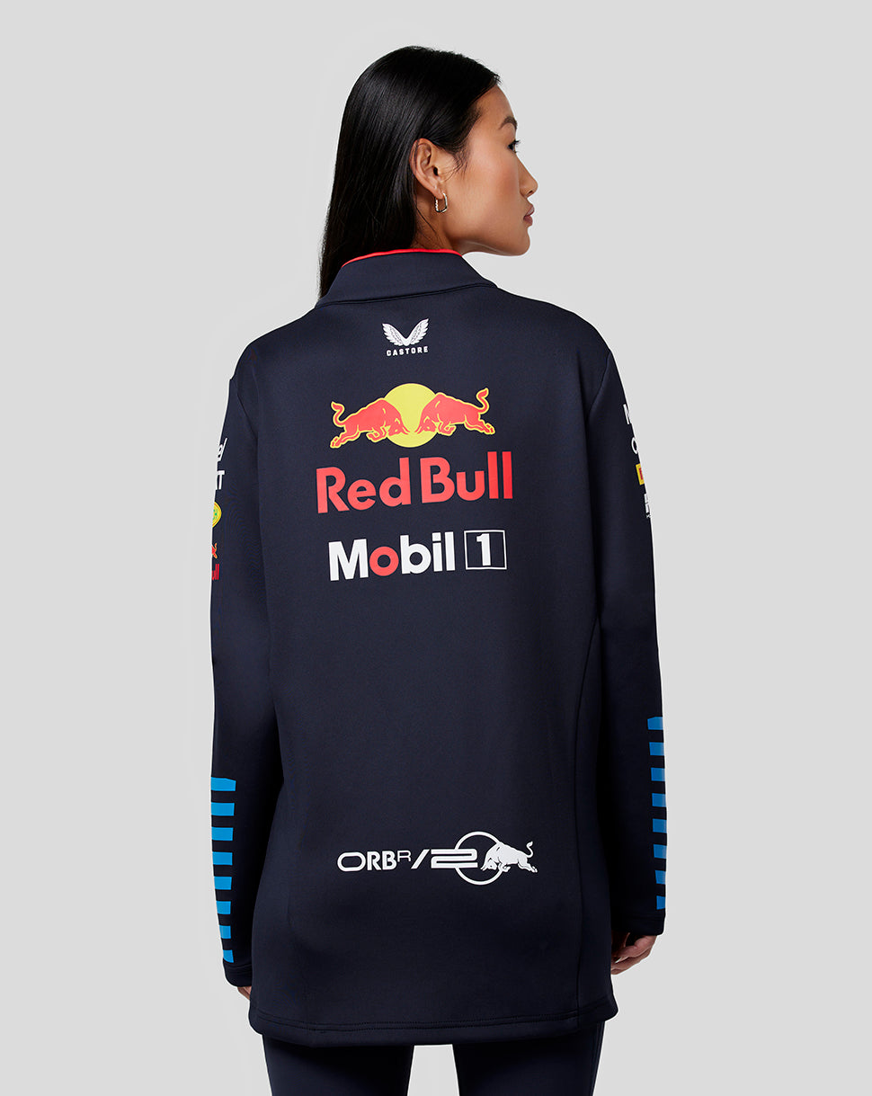 Oracle Red Bull Racing Unisex Official Teamline 1/4-Zip-Midlayer – Night Sky - Night Sky