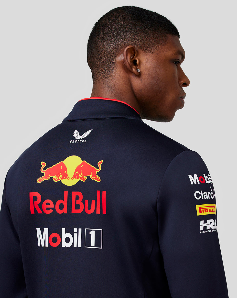 Oracle Red Bull Racing Unisex Official Teamline 1/4-Zip-Midlayer – Night Sky - Night Sky