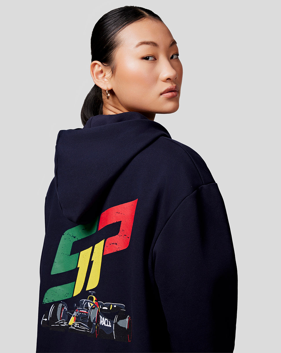 Sudadera con capucha Oracle Red Bull Racing Unisex Checo Race Car Zip – Cielo nocturno - Night Sky