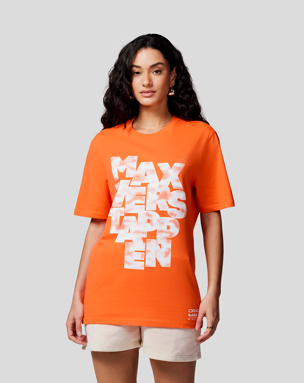 Oracle Red Bull Racing Unisex Max Expression Tee - Exotic Orange - Exotic Orange