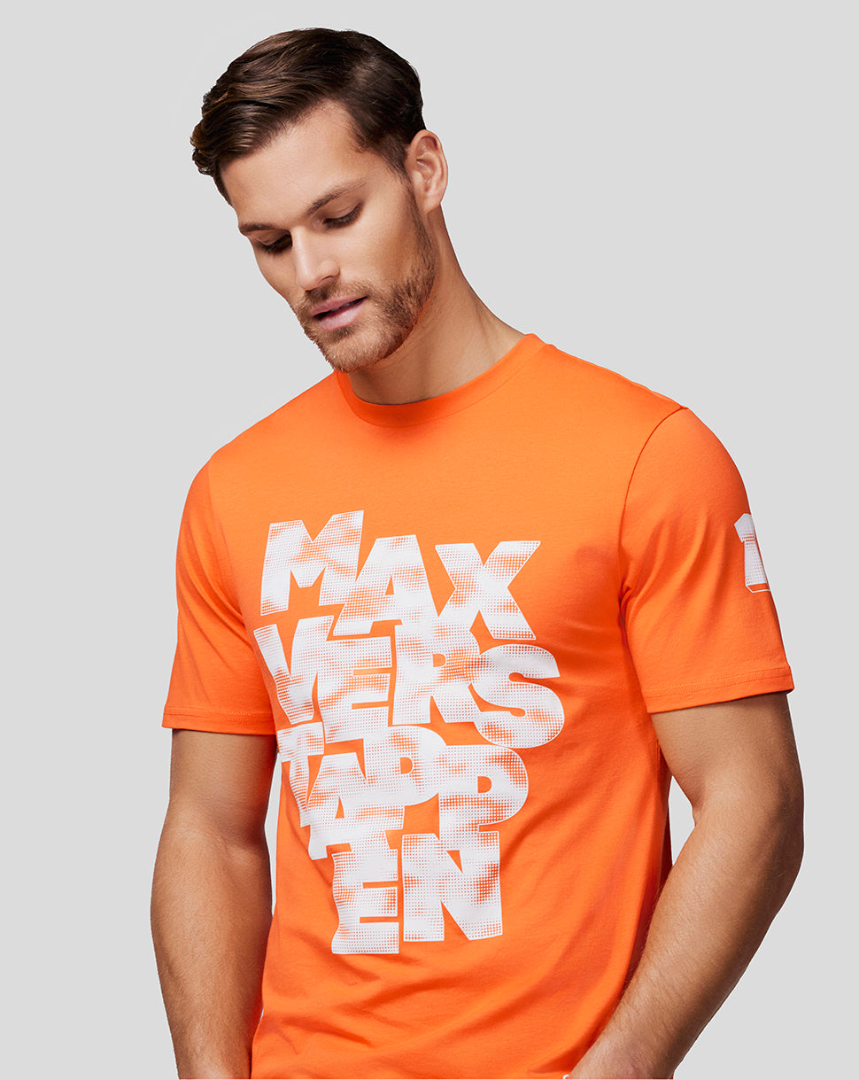 Oracle Red Bull Racing Unisex Max Expression Tee - Exotic Orange - Exotic Orange