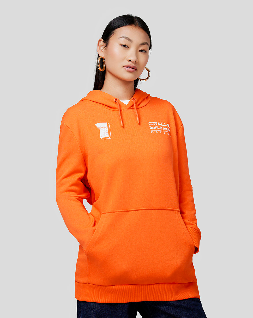 Oracle Red Bull Racing Unisex Max Expression Hoodie – Exotisch oranje - Exotic Orange