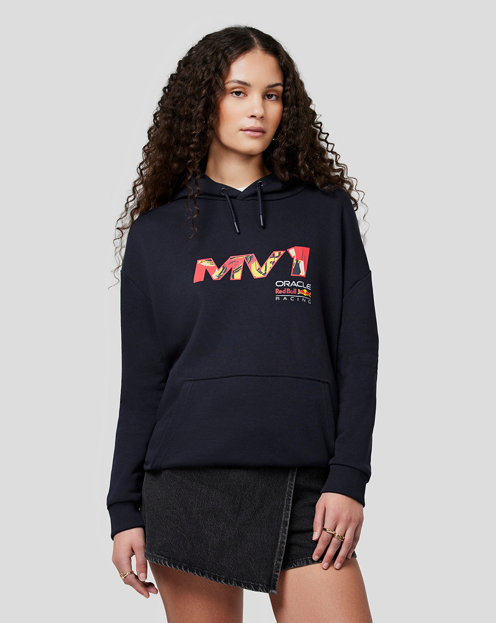 Oracle Red Bull Racing Unisex Max Pop Art Oversized Hoodie – Nachthimmel - Night Sky