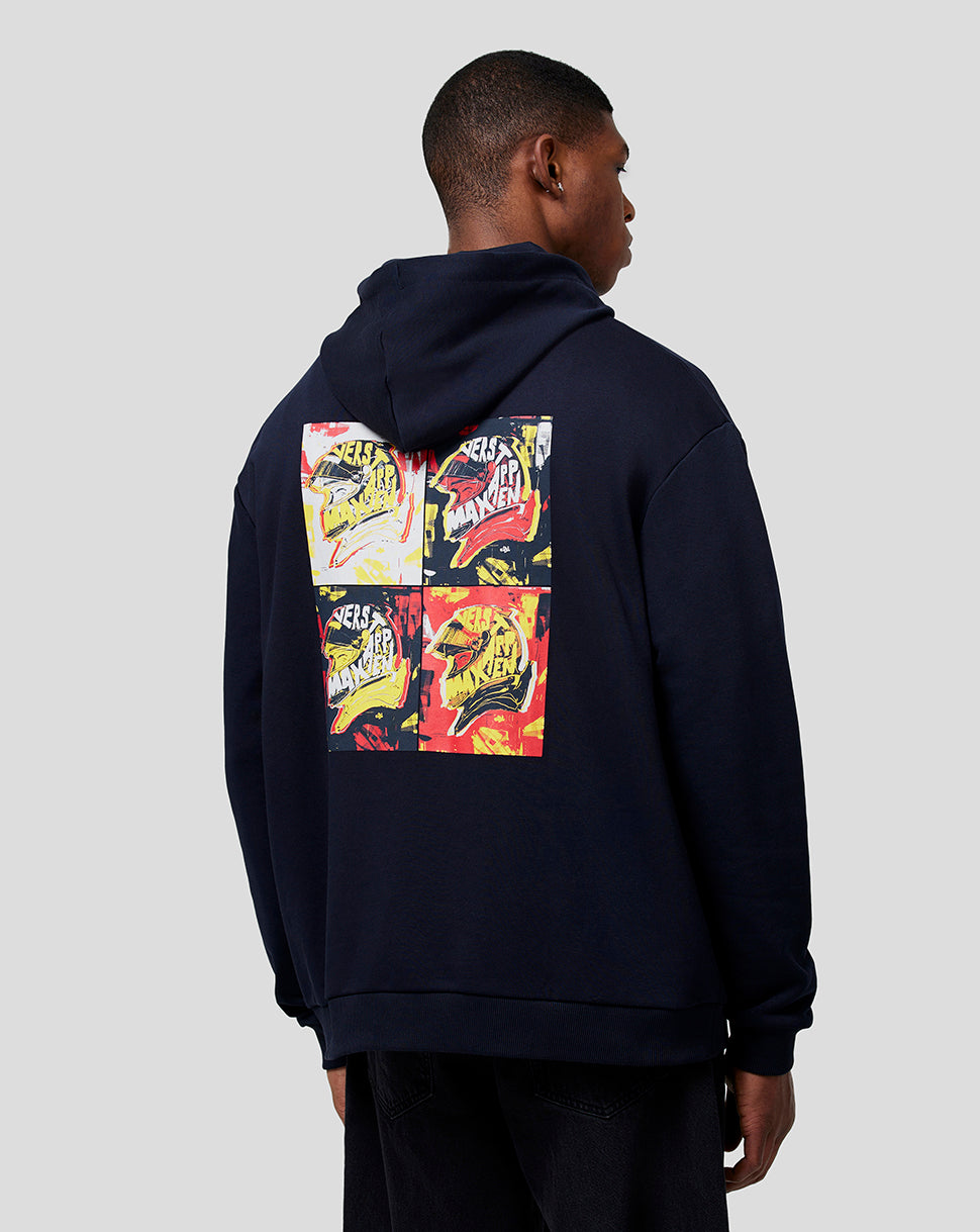 Oracle Red Bull Racing Unisex Max Pop Art Oversized Hoodie – Nachthimmel - Night Sky
