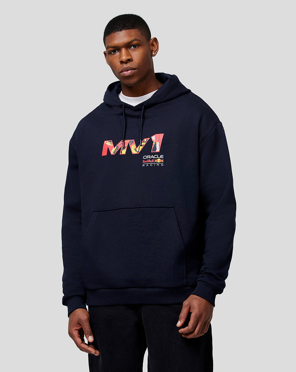Oracle Red Bull Racing Unisex Max Pop Art Oversized Hoodie – Nachthimmel - Night Sky