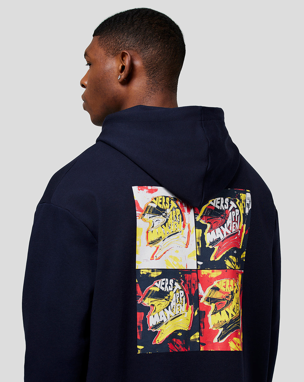 Oracle Red Bull Racing Unisex Max Pop Art Oversized Hoodie – Nachthimmel - Night Sky