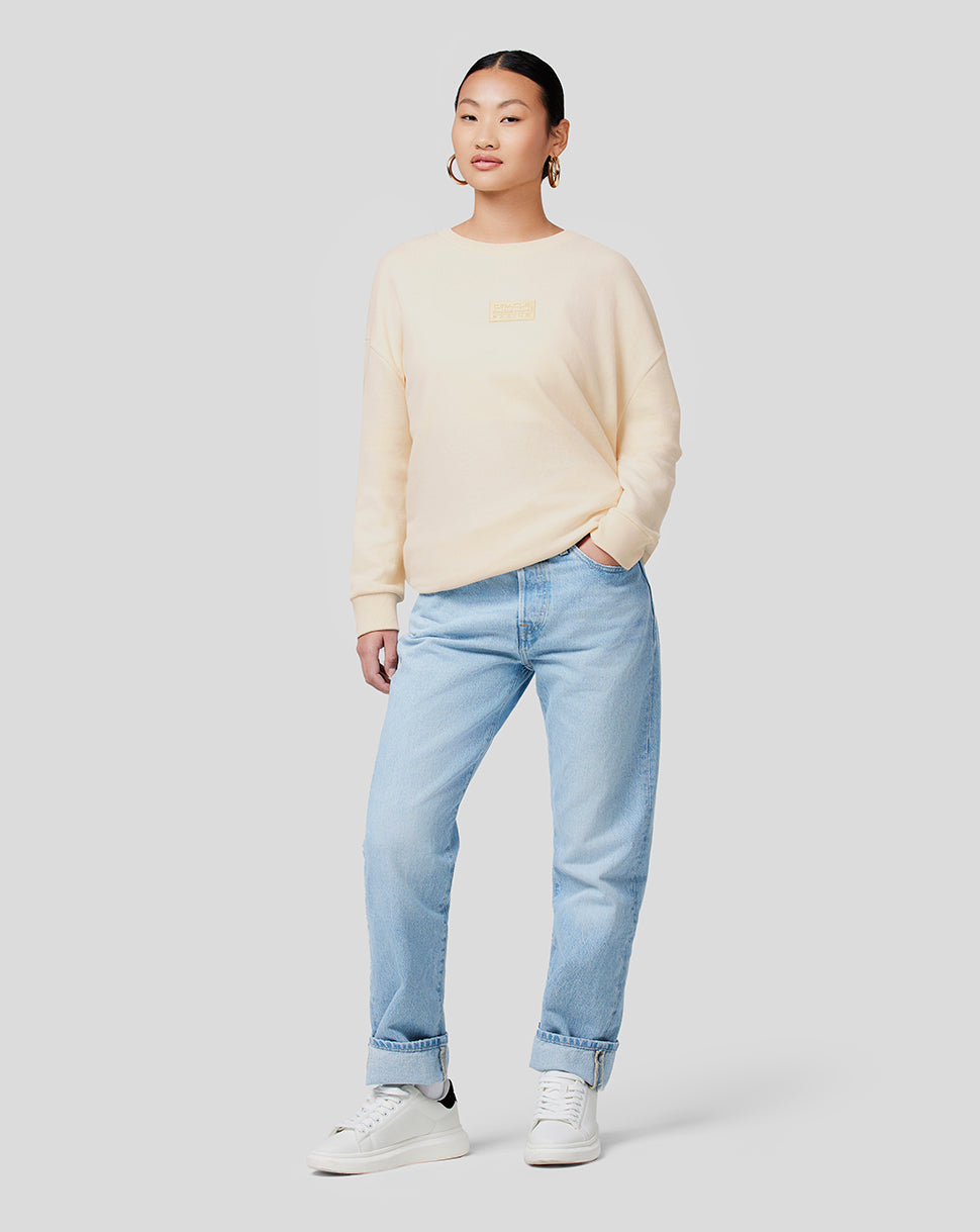 Oracle Red Bull Racing Unisex Tonal Oversized Rundhals – Ecru - Ecru